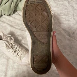 All white converse